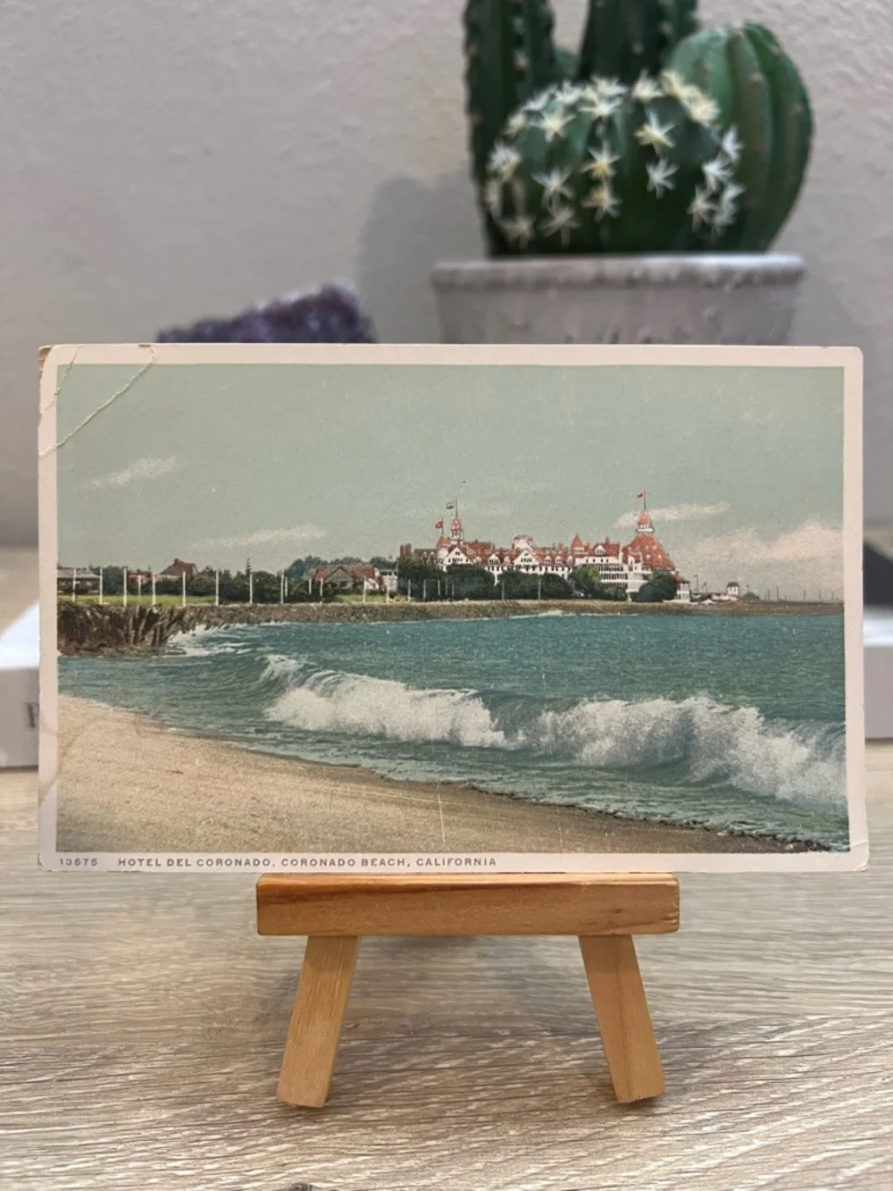 Vintage Hotel del Coronado Coronado Beach CA Unused Phostint Postcard